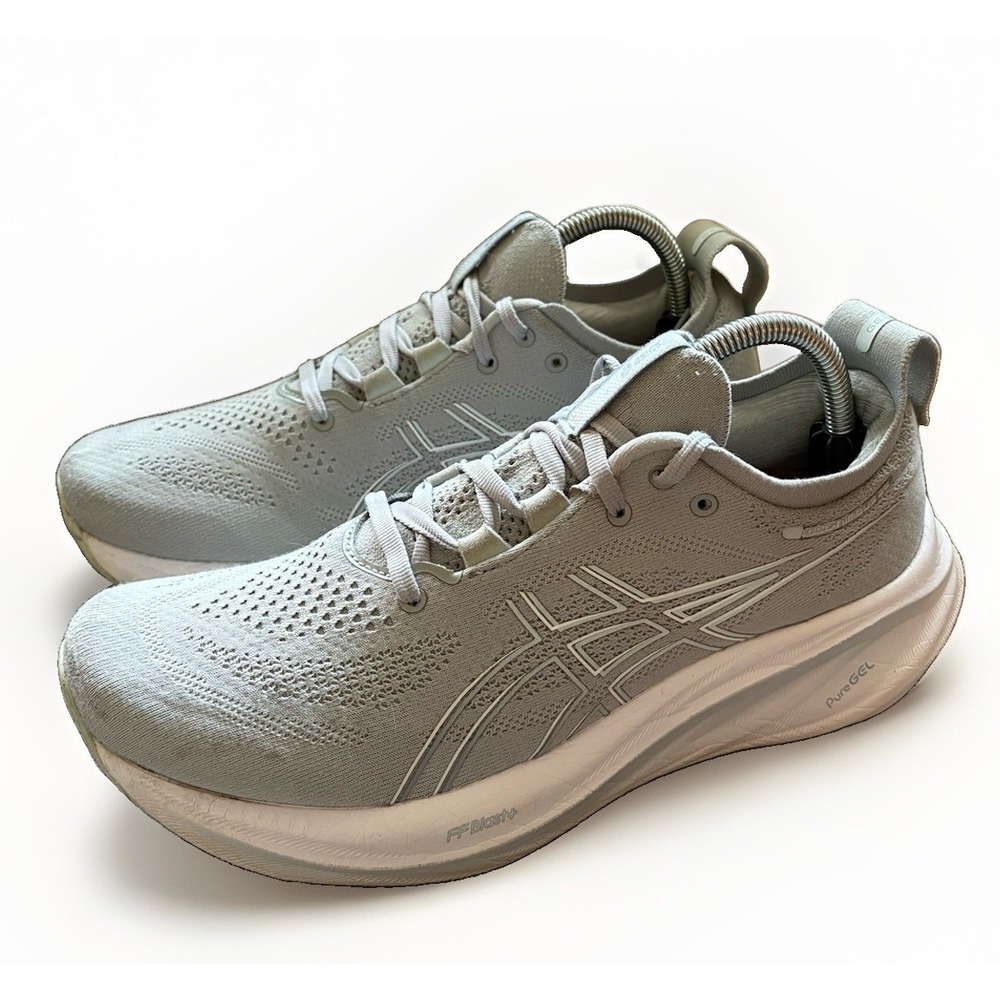 Asics Gel Nimbus 26 Piedmont Grey Running Shoes Women's Size 9.5 Sneakers - Picture 1 of 8